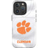 Clemson University White Jersey iPhone 16 Pro Impact Case