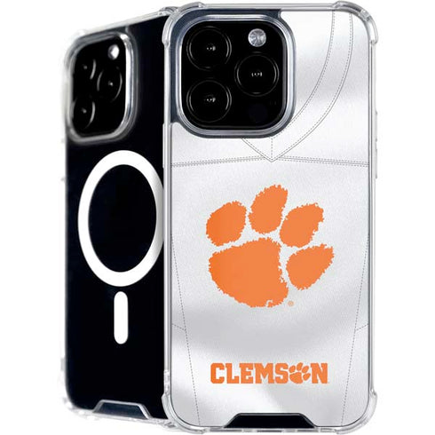 Clemson University White Jersey iPhone 16 Pro Max MagSafe Case