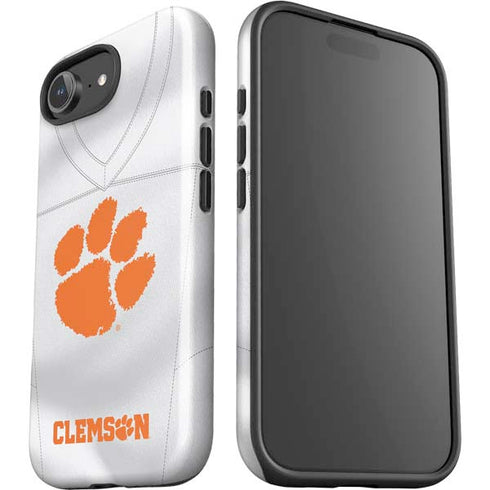 Clemson University White Jersey iPhone 16e Impact Case