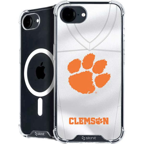 Clemson University White Jersey iPhone 16e MagSafe Case