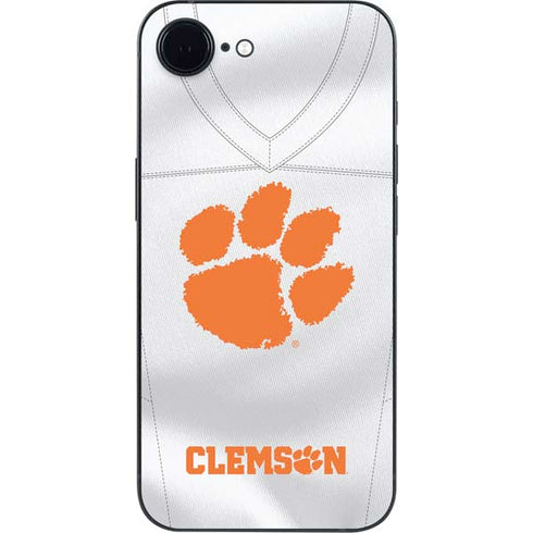 Clemson University White Jersey iPhone 16e Skin