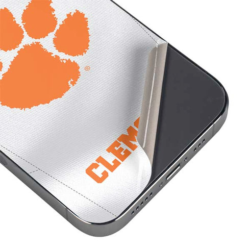 Clemson University White Jersey iPhone 16e Skin