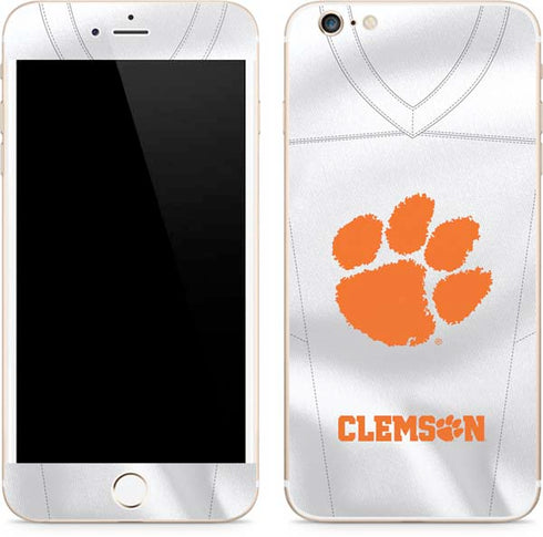 Clemson University White Jersey iPhone 6/6s Plus Skin