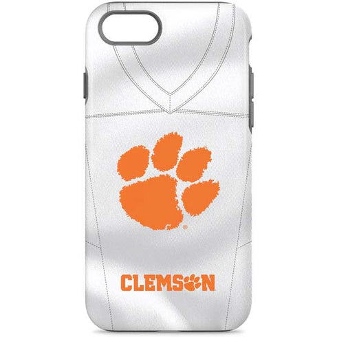Clemson University White Jersey iPhone Cases