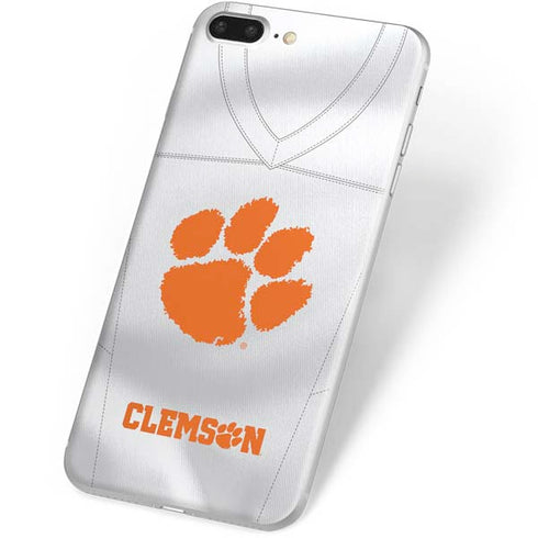 Clemson University White Jersey iPhone 8 Plus Skin