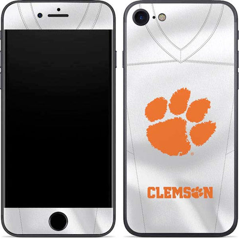 Clemson University White Jersey iPhone 8 Skin
