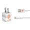 Clemson University White Jersey iPhone Charger (5W USB) Skin