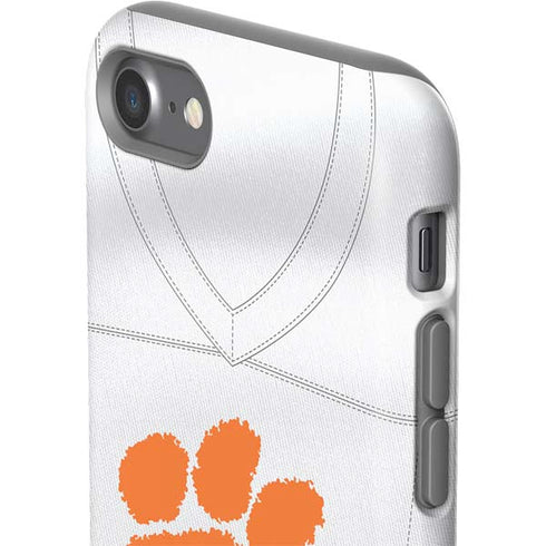 Clemson University White Jersey iPhone SE (2nd & 3rd Gen) Pro Case