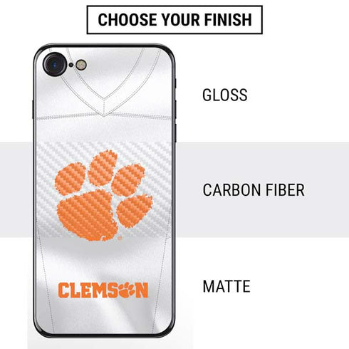 Clemson University White Jersey iPhone SE (2nd & 3rd Gen) Skin