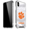 Clemson University White Jersey iPhone X/XS Clear Case