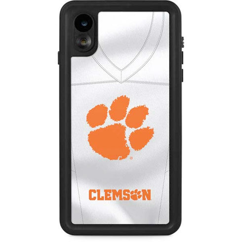 Clemson University White Jersey iPhone Cases