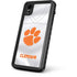 Clemson University White Jersey iPhone XR Waterproof Case