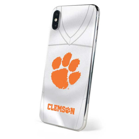Clemson University White Jersey iPhone XS Max Skin