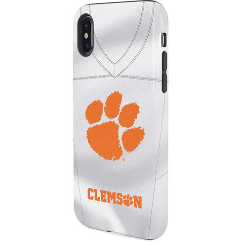 Clemson University White Jersey iPhone XS Pro Case