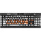Clemson University White Jersey K95 RGB PLATINUM Mechanical Gaming Keyboard Skin