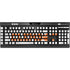 Clemson University White Jersey K95 RGB PLATINUM Mechanical Gaming Keyboard Skin