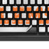 Clemson University White Jersey K95 RGB PLATINUM Mechanical Gaming Keyboard Skin