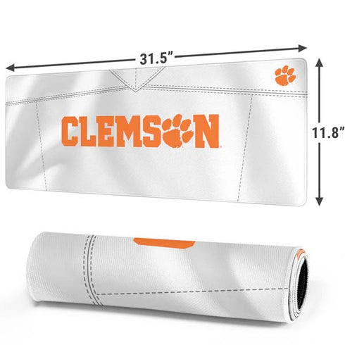 Clemson University White Jersey Gaming Mouse Pad