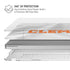 Clemson University White Jersey MacBook Air 13in (2020) Case plus Skin