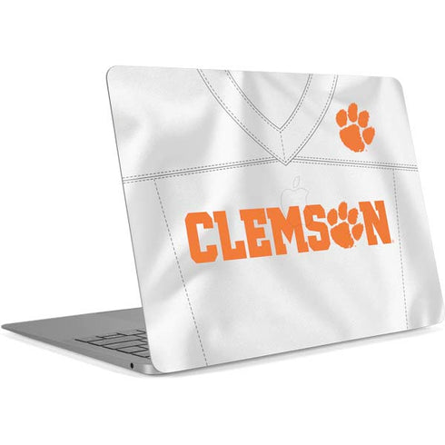 Clemson University White Jersey Apple MacBook Air Skin