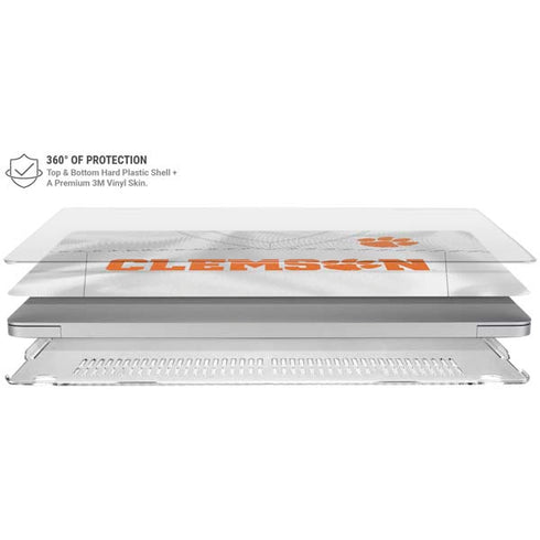 Clemson University White Jersey MacBook Air 15in (2023-2025) Case plus Skin
