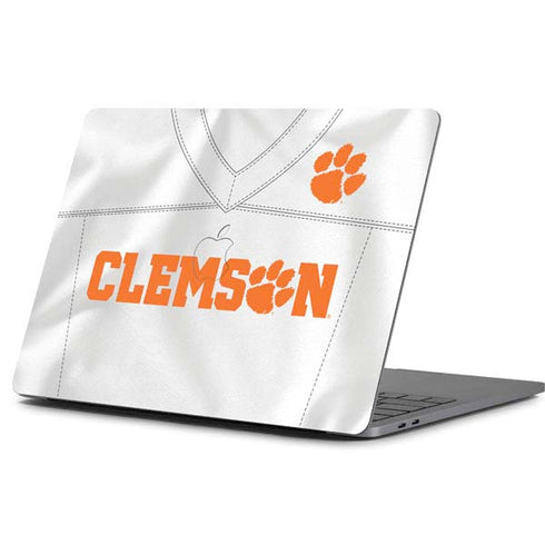 Clemson University White Jersey Apple MacBook Pro 13-inch Skin