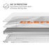 Clemson University White Jersey MacBook Pro 13in (2020) Case plus Skin