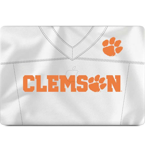 Clemson University White Jersey MacBook Skins