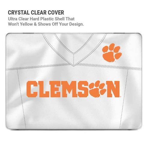 Clemson University White Jersey MacBook Cases