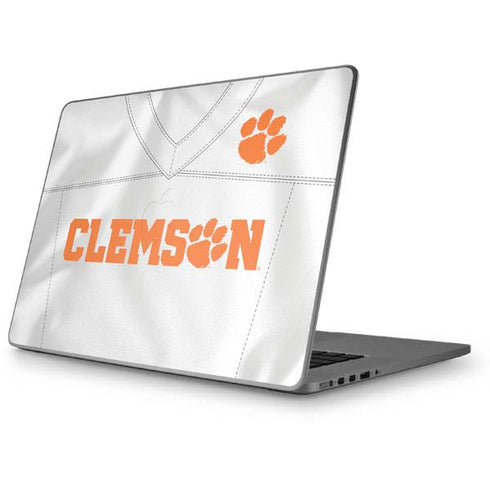 Clemson University White Jersey Apple MacBook Pro 17-inch Skin