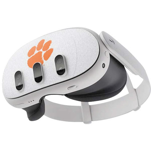 Clemson University White Jersey Meta Quest 3 Skin