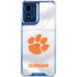 Clemson University White Jersey Moto G 5G (2024) Clear Case