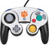 Clemson University White Jersey Nintendo GameCube Controller Skin