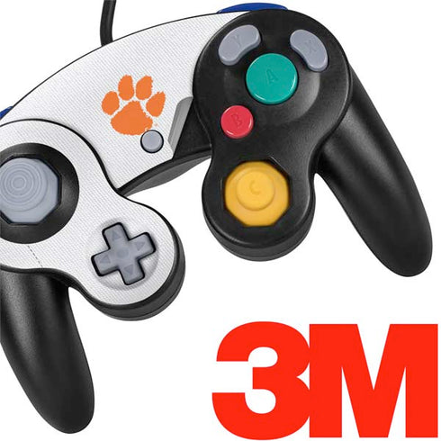 Clemson University White Jersey Nintendo GameCube Controller Skin