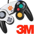 Clemson University White Jersey Nintendo GameCube Controller Skin