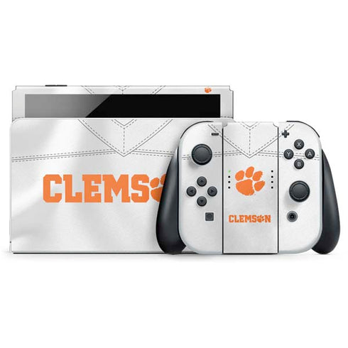 Clemson University White Jersey Nintendo Skins