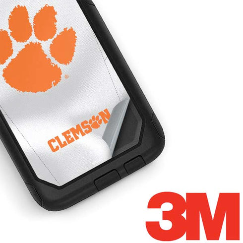 Clemson University White Jersey Otterbox Commuter Galaxy Skin