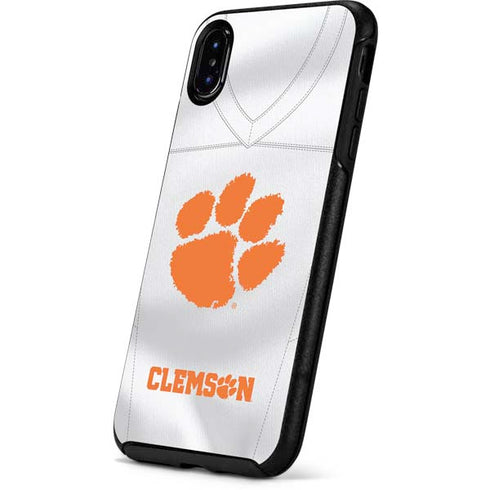 Clemson University White Jersey Otterbox Symmetry iPhone Skin