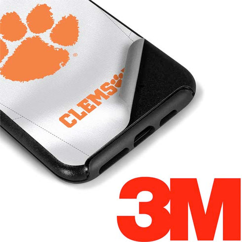 Clemson University White Jersey Otterbox Symmetry iPhone Skin