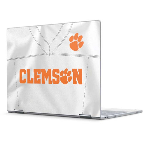 Clemson University White Jersey Pixelbook Skin
