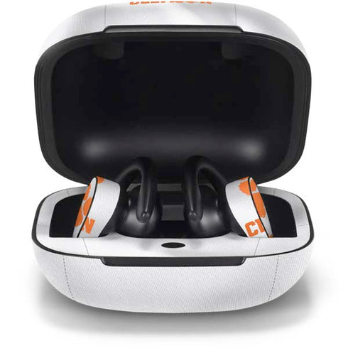 Clemson University White Jersey PowerBeats Pro Skin