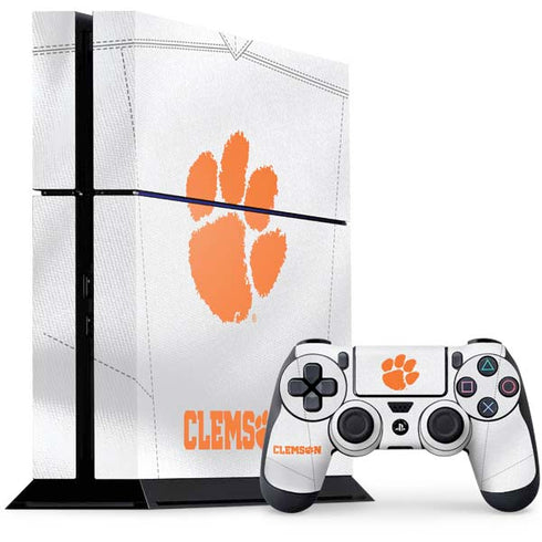 Clemson University White Jersey PlayStation PS4 Skins