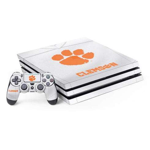 Clemson University White Jersey PlayStation PS4 Skins