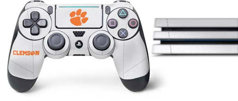 Clemson University White Jersey PS4 Pro Bundle Skin