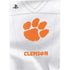 Clemson University White Jersey PS5 Console Skin