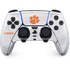 Clemson University White Jersey PS5 DualSense Edge Pro Controller Skin