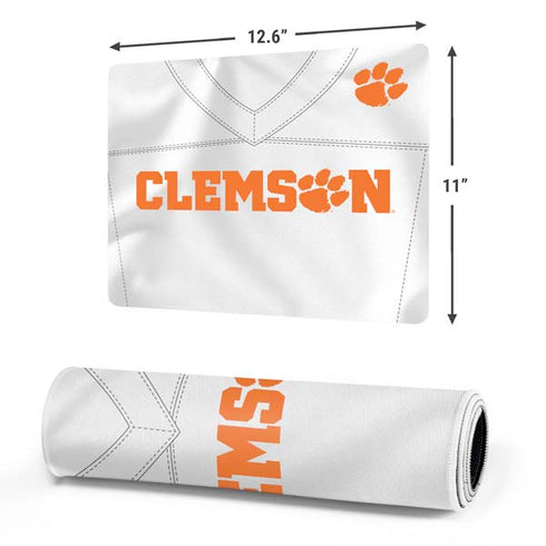 Clemson University White Jersey Gaming Mouse Pad