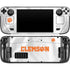 Clemson University White Jersey Steam Deck Handheld Gaming Computer OLED Skin