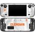 Clemson University White Jersey Steam Deck Handheld Gaming Computer Skin