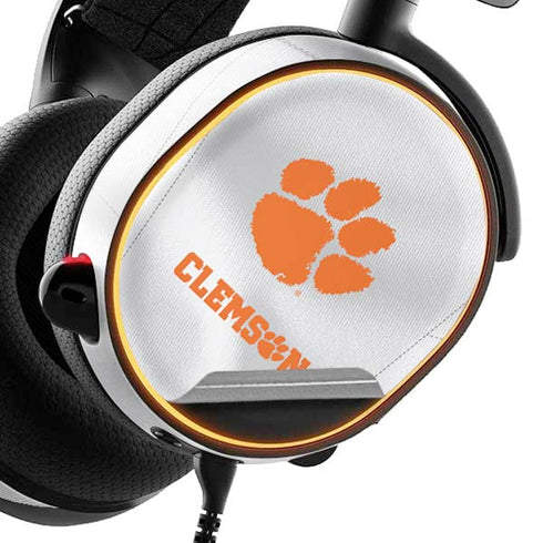 Clemson University White Jersey SteelSeries Arctis 5 Skin